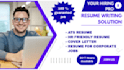 create ats resume and optimize linkedin profile for jobs