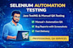 selenium automation testing using java, testng and manual testing
