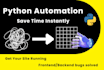 build custom python automation scripts and web scraping