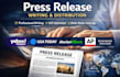 do press release writing PR distribution submit PR, PR promotion yahoo finance
