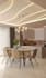 modern open plan kitchen and dining