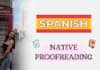 proofread and improve your spanish text