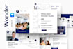 do redesign powerpoint presentation, morden corporate business canva slides