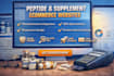 design peptide website, research peptide store, supplement website