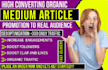 massive medium article promotion