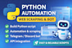 build python script for web scraping automation or bot