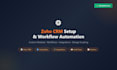 set up and automate your zoho CRM workflows and integrations
