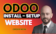 install odoo erp, customize modules, website setup, migrate and fix errors