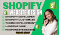build italian shopify store design coding bug fix redesign dropshipping pod cro
