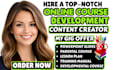 create parenting and child development online course content training manual