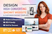 design a high converting showit website update showit template customization seo