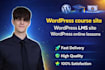 build wordpress course site wordpress lms site wordpress online lessons