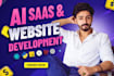 full stack ai software developer for ai saas ai mvp app ai website development