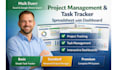create project management, task tracker spreadsheet with dashboards