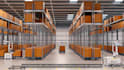 create 3d robotic animation warehouse packaging line factory automation video
