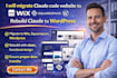 migrate claude code website to  wix squarespace  rebuild claude to wordpress