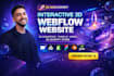 gsap scrolltrigger 3d interactive website 3d shopify store shopify animation