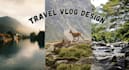 design aesthetic travel vlog thumbnail and boost views
