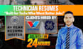 write a professional mechanic or technician resume ats optimized