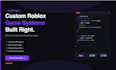 be your roblox professional scripter full roblox game development roblox builder