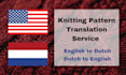 translate knitting patterns english to or from dutch