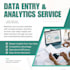 do data entry, web research, and python data cleaning