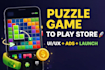 develop android puzzle game with ads, levels and UI UX