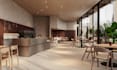renovate coffee shop, restaurant design, cafe interior 3d rendering, walkthrough