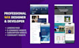 a professional wix website with domain and hosting included