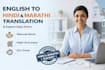 do english hindi marathi translation and data entry