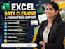 clean, format, merge, split excel data