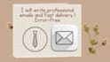 write professional emails for business and personal usage