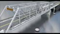 do 3d road and bridge construction animation, highway infrastructure simulation