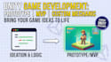 develop a unity game prototype, mvp, or custom mechanic