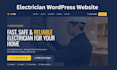 design an electrician wordpress website to get more leads
