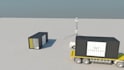 modular construction animation, prefab building, and container house animation