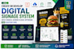 create or develop digital signage system with yodeck optisigns or custom cms