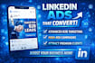 setup and manage linkedin ads that converts