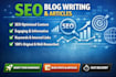 write SEO friendly blogs and articles