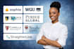 wgu, straighterline, purdue, sophia learning, studydotcom