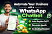 build whatsapp business chatbot and api integration,chatbot