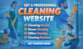 cleaning website house cleaning office cleaning with booking, wordpress website