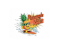create graceful and fantastic pineapple  logo design