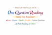 psychic reading same day