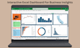 design an interactive excel dashboard for business insights