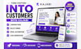 build kajabi landing page, sales funnel and email automation