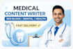 write SEO dental and medical blog articles