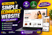 build a simple ecommerce website for small business