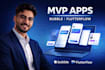 build redesign bubble mvp flutterflow app no code web app developer saas startup
