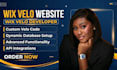 do custom wix velo code,wix velo,design redesign wix website,wix studio website